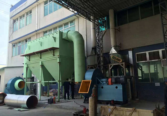 沧州普惠公司和石家庄碳酸钙生产企业签订磨粉机袋式除尘
